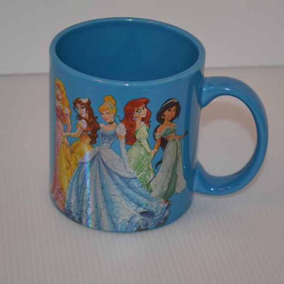 Disney Princess Coffee Mug Cup Large 20oz Blue - Picture 3 of 8